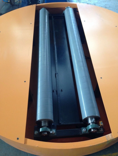 Mesin Pembungkus Pembungkus Film Peregangan silinder Untuk Pabrik Kertas